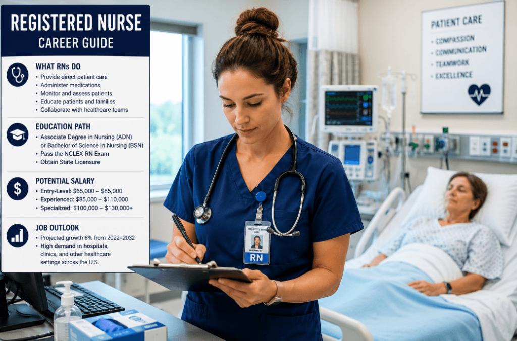 Registered Nurse Career Guide: Education, Salary, Job Outlook, and Career Growth
